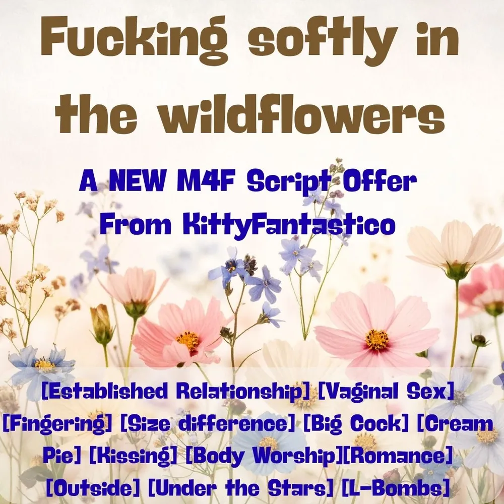 Fucking softly in the wildflowers
