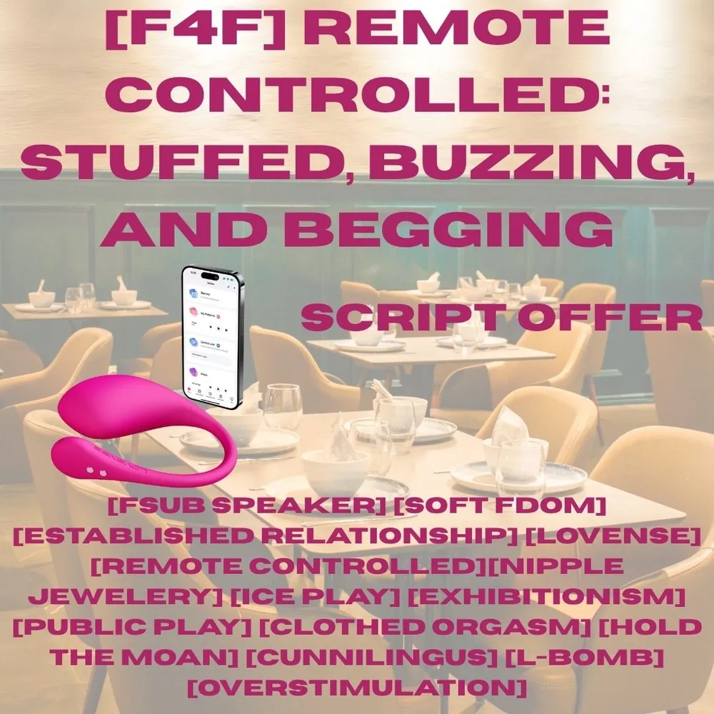 Remote Controlled: Stuffed, Buzzing, and Begging