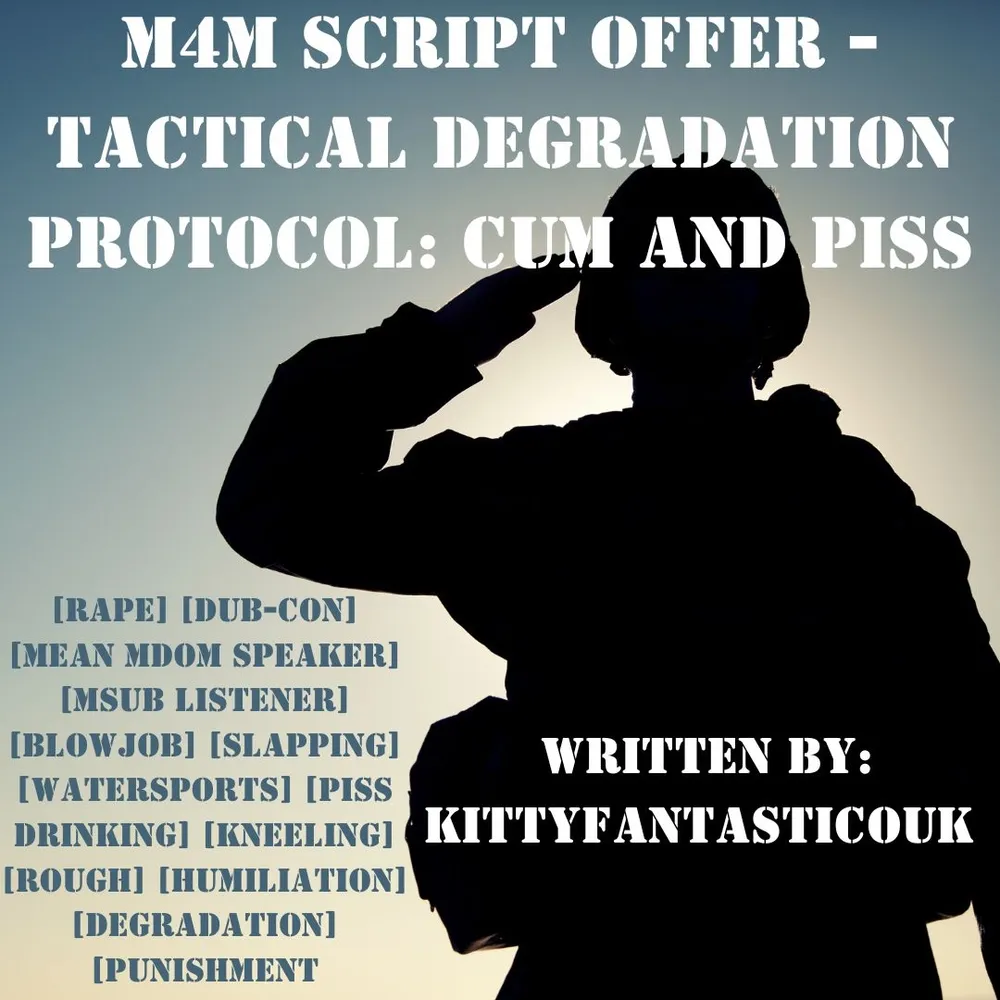 Tactical Degradation Protocol: Cum and Piss