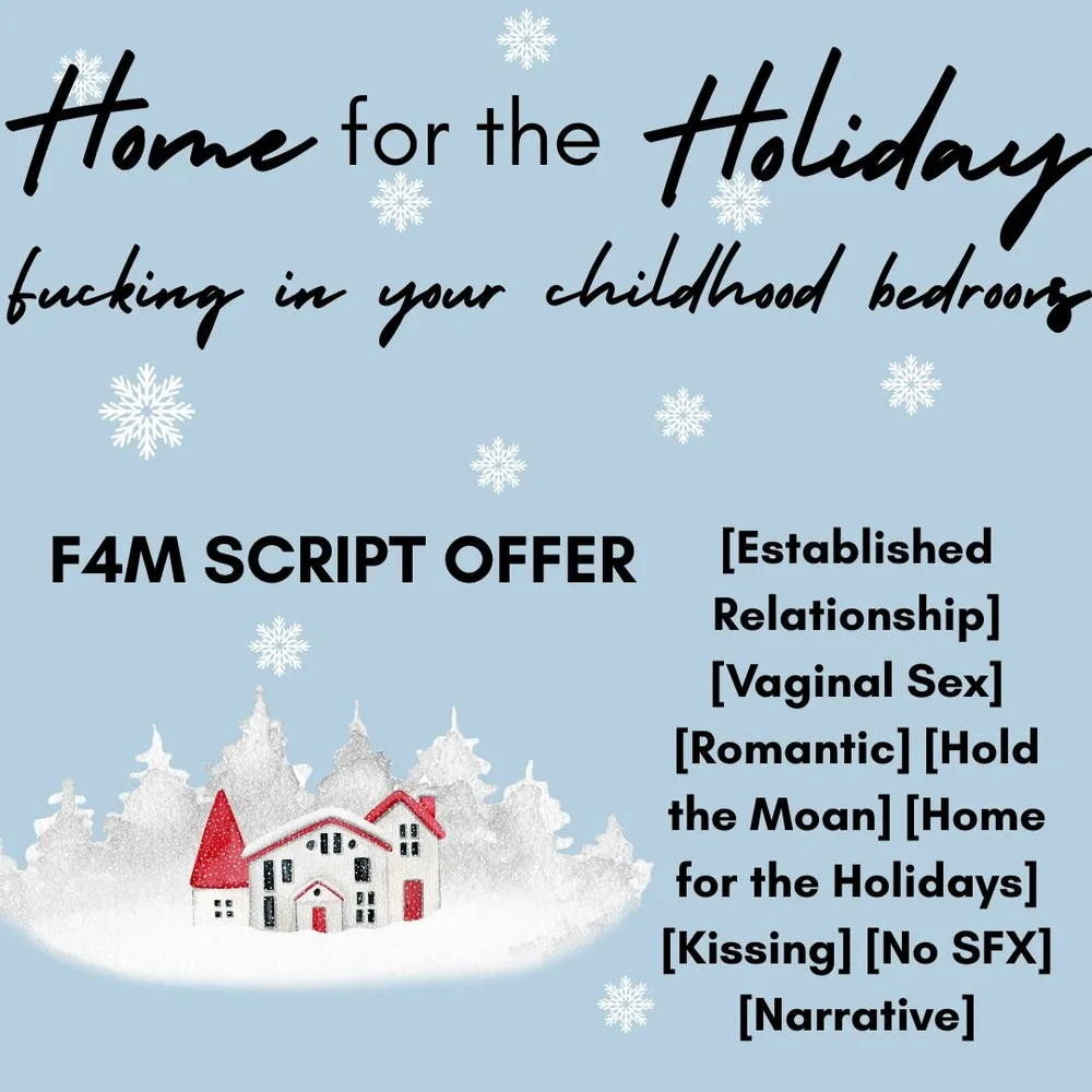 Home for the holidays: Fucking in your childhood bedroom